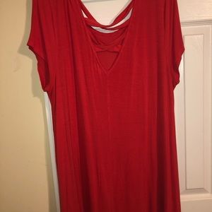 Red Cross back shirt